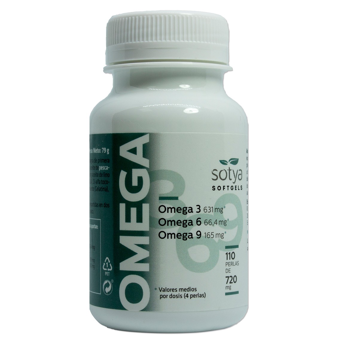 Imagen de OMEGA 3,6,9 PERLAS 110 UI BESLAN   SOTYA