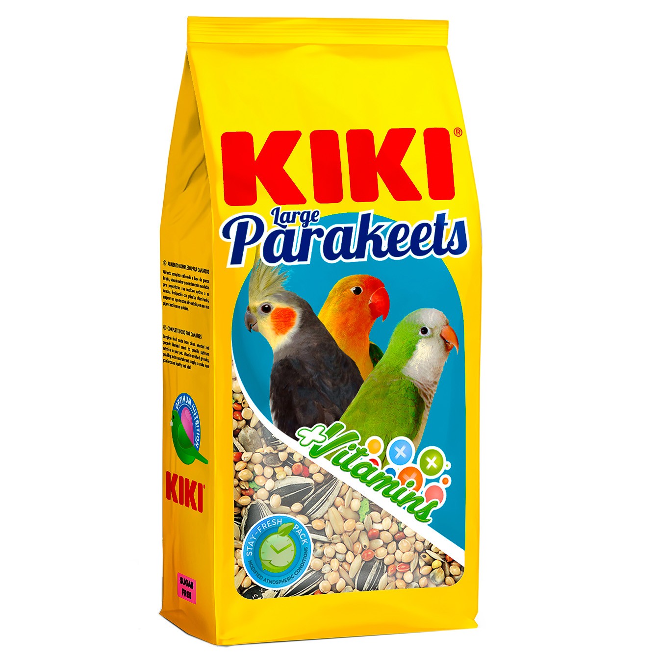 Imagen de Kiki bolsas alimento cotorritas,ninfas y agapornis