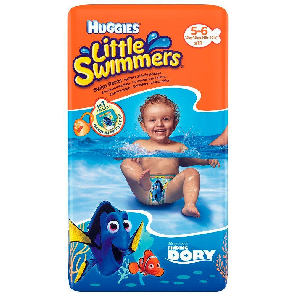 Imagen de Huggies pañal bañador swimmerr 12-18kg 11uds