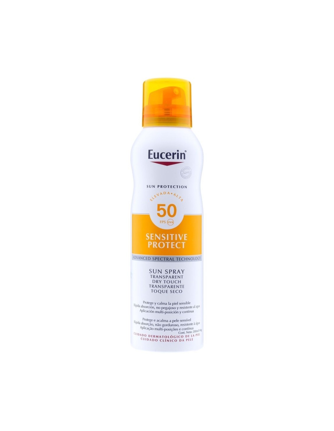 Imagen de Eucerin dry tocuh spray transparente spf50+ 200ml