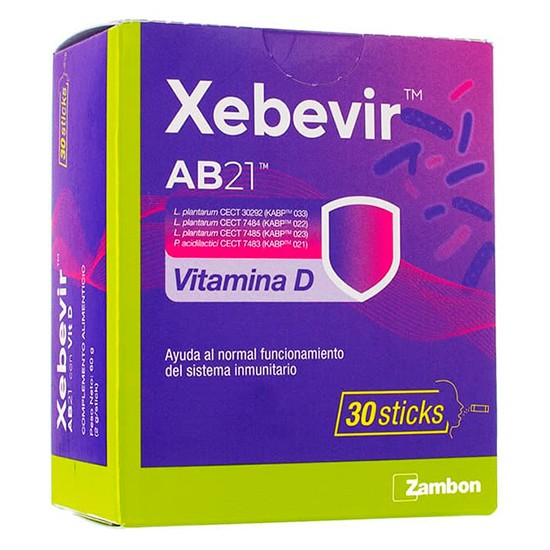 Imagen de Zambón Xebevir AB21 con vitamina D 30 sticks