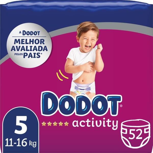 Imagen de Dodot Activity pañales bebé talla 5 52u