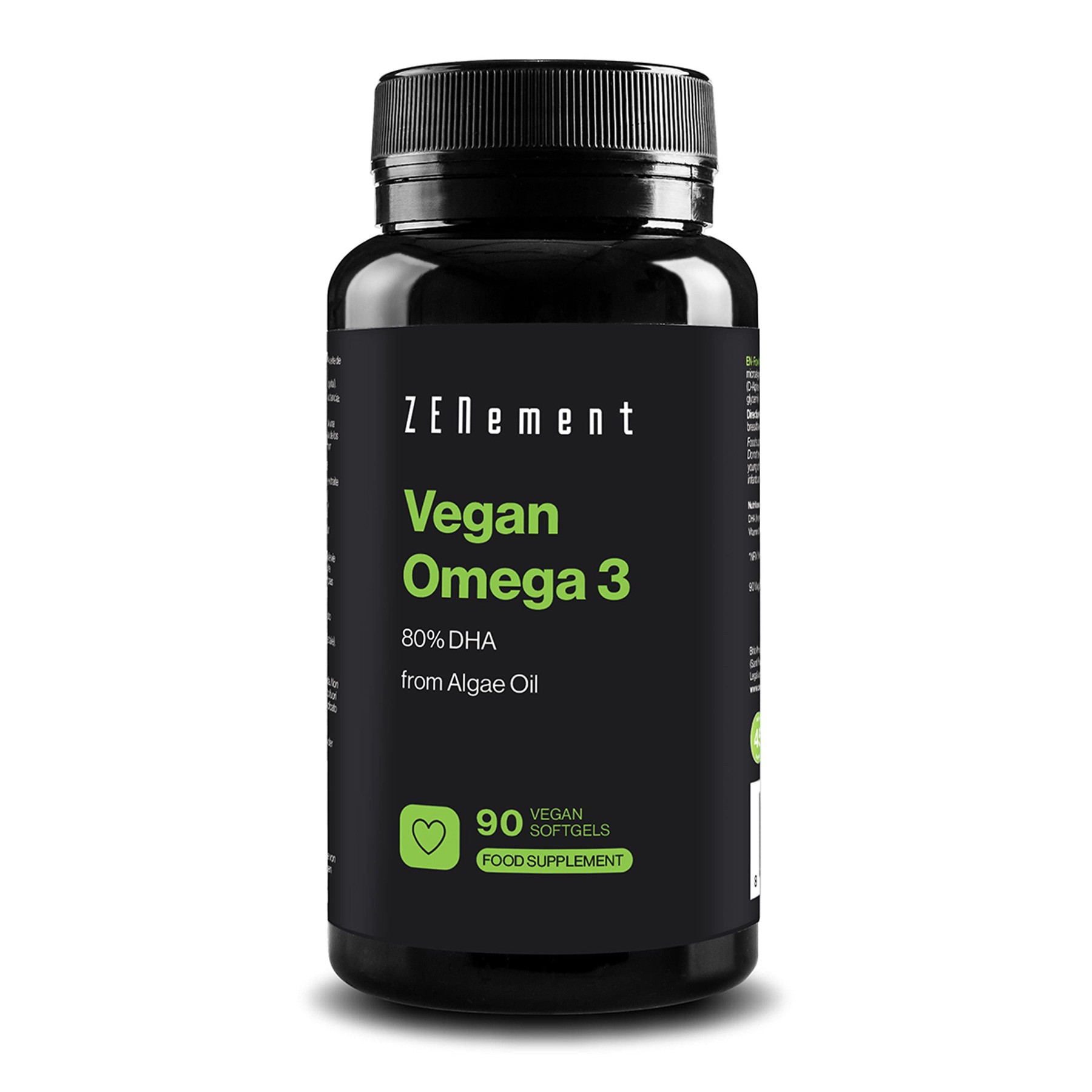 Imagen de Zenement omega 3 vegano 80% DHA 90 caps