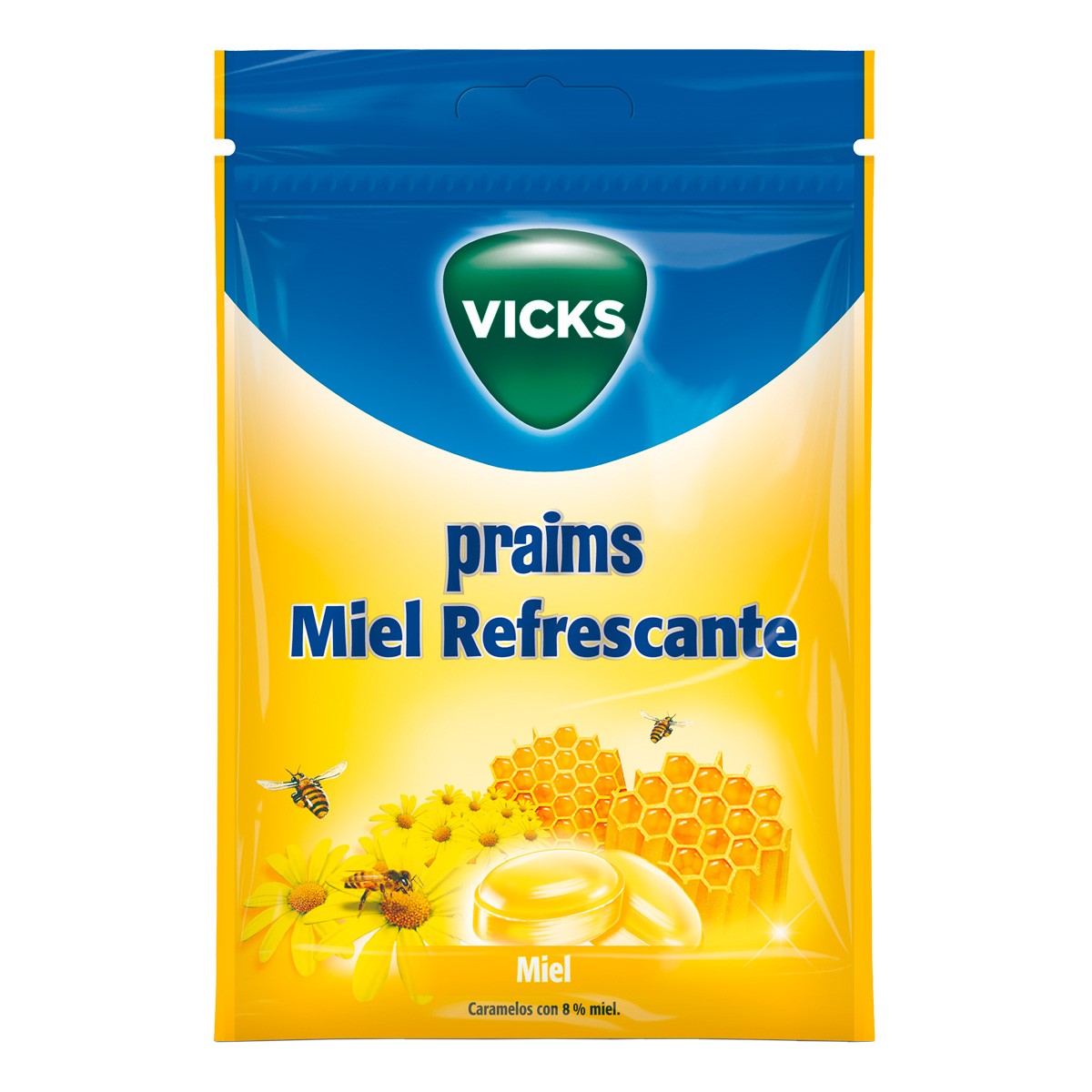 Imagen de Vicks praims miel refrescante 72g