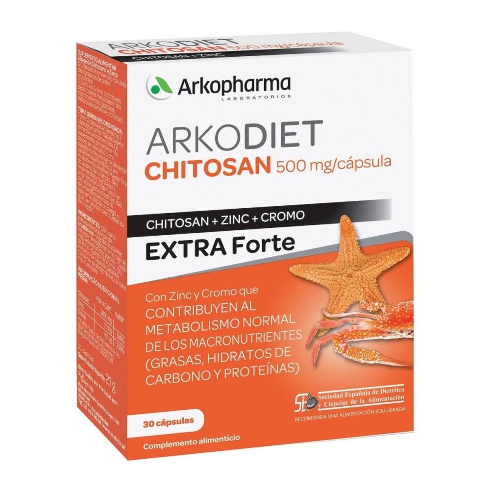 Imagen de Arko chitosan extraforte 500mg 30 cápsulas