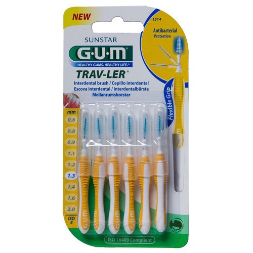 Imagen de GUM CEPILLO INTERDENTAL TRAVLER 1514 1,3