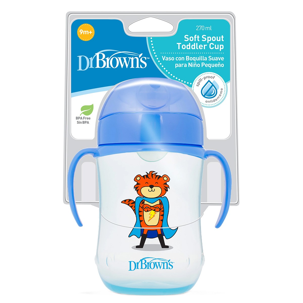 Imagen de Dr.Brown's vaso de transición boquilla suave 270ml