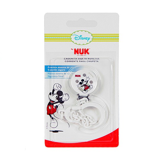 Imagen de Nuk Cadenita Sujeta Chupetes Mickey Mouse 1u