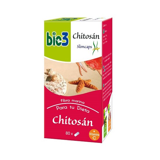 Imagen de Bie3 chitosan slimcaps 500mg 80 cápsulas