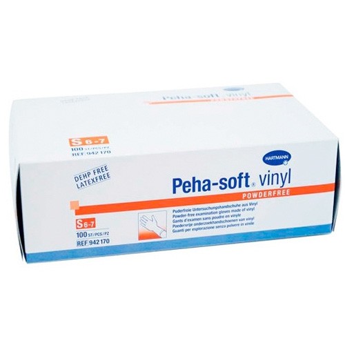 Imagen de Peha-Soft guantes vinilo sin polvo T-L 100u