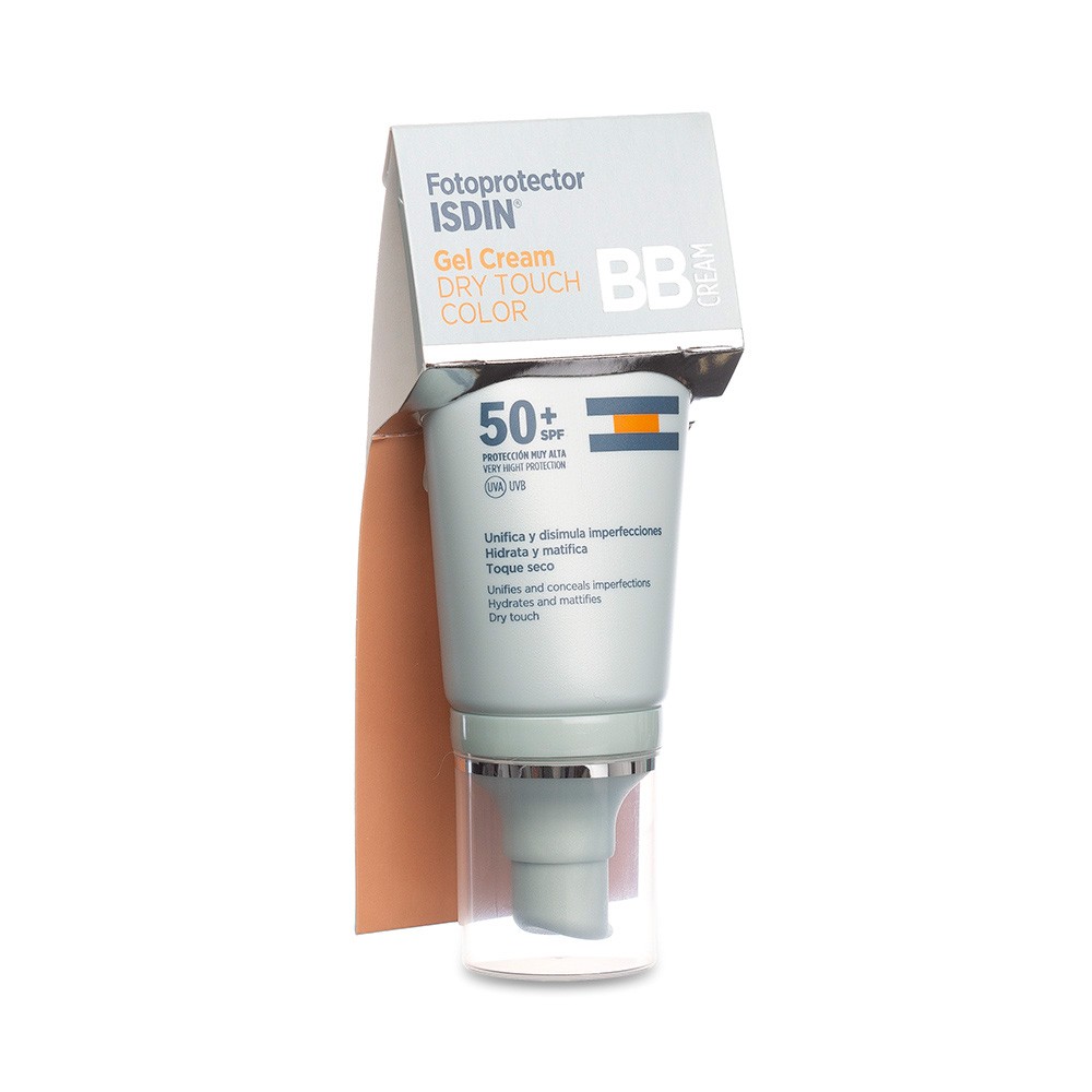 Imagen de Isdin fotoprotector gel cream dry touch color 50+ 50ml