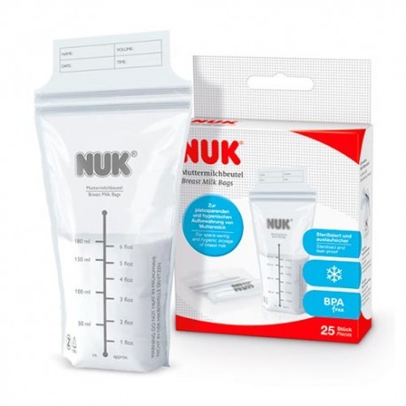 Imagen de Nuk Bolsas de leche materna 25u