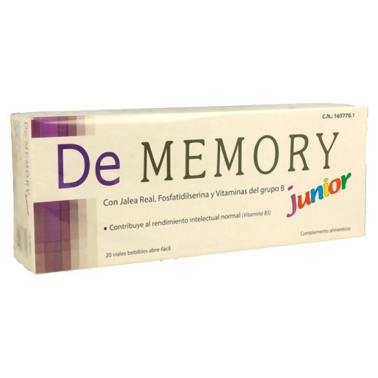 Imagen de Dememory Junior suplemento dietético para la agilidad mental en viales