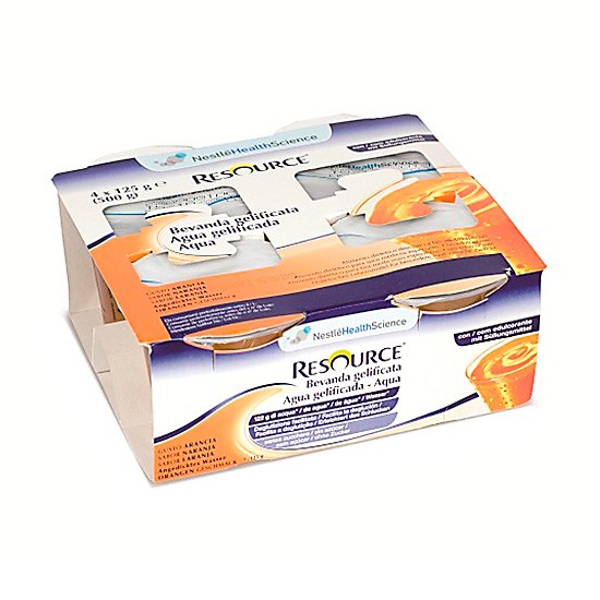 Imagen de Resource aqua+ gelif naranja s/a 4x125g