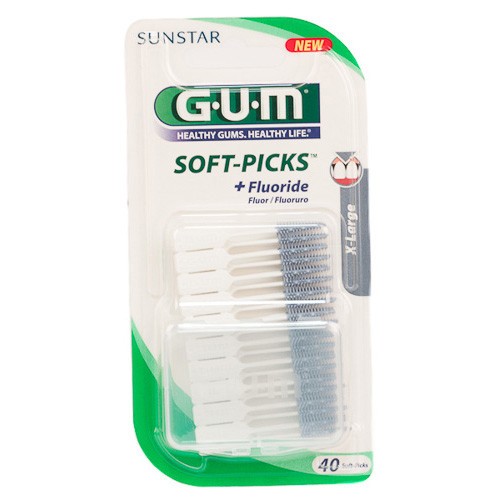 Imagen de Gum soft picks original x-large 40 uds