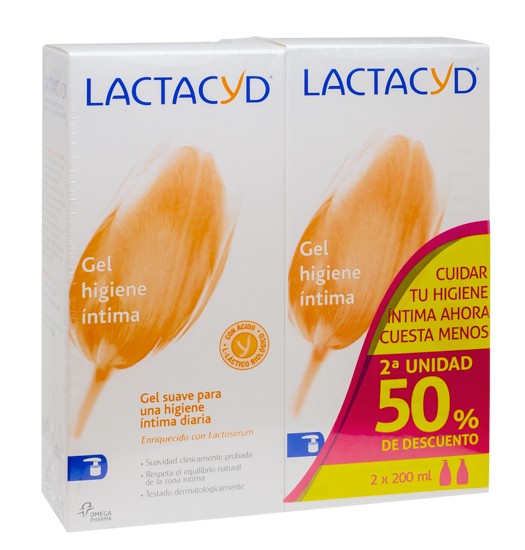 Imagen de Lactacyd íntimo pack 200ml x 2uds