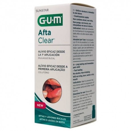 Imagen de GUM AFTACLEAR COLUTORIO 120 ML