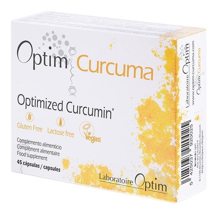 Imagen de Optim Curcuma suplemento alimenticio 45 cápsulas