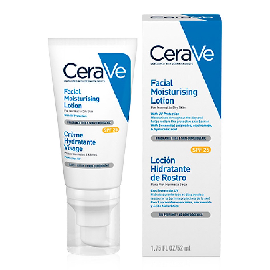 Imagen de Cerave loción hidratante rostro SPF25 52ml