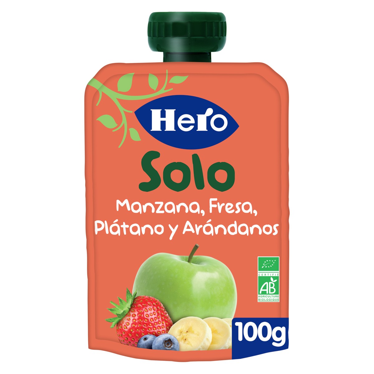 Imagen de Hero manzana platano fresa bolsita 100gr