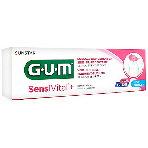 Imagen de GUM sensivital+gel dentrifico 75ml