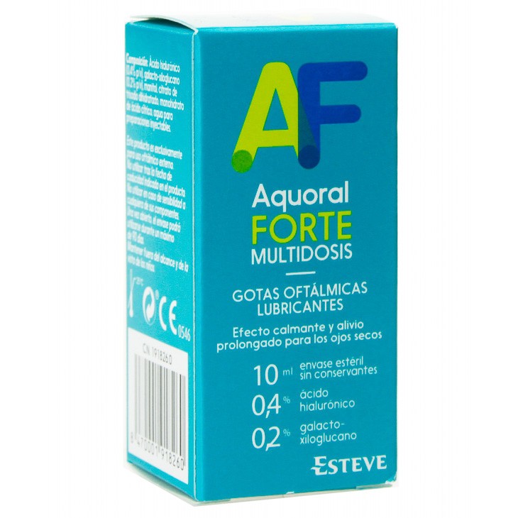 Imagen de Aquoral Forte Lubricante Ocular Solución Multidosis