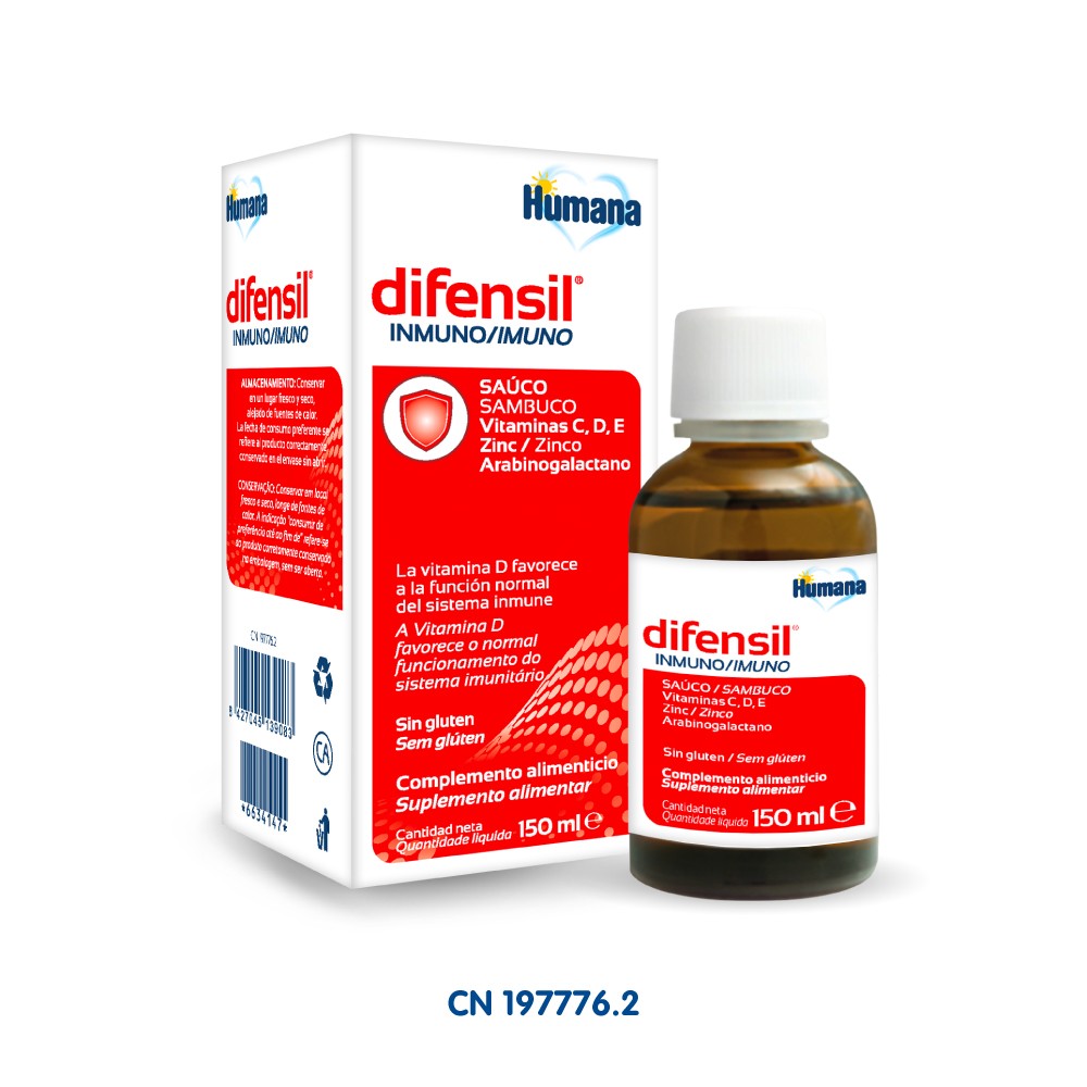 Imagen de Humana Difensil Inmuno 150ml.