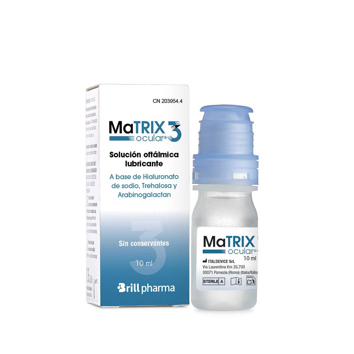 Imagen de Matrix ocular 3 solucion oftálmica lubricante 10ml