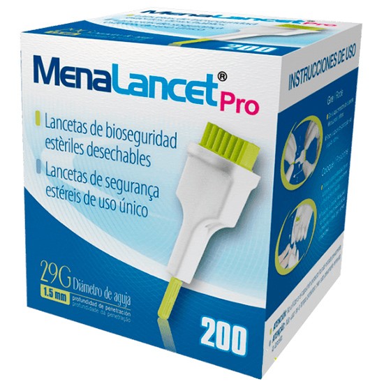 Imagen de Menalancet pro 29g 200 lancetas menarini