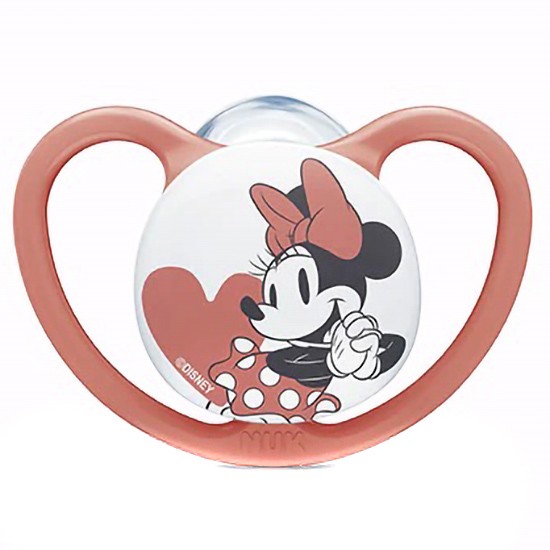 Imagen de Nuk chupete Space Mickey silicona rojo 6-18 meses