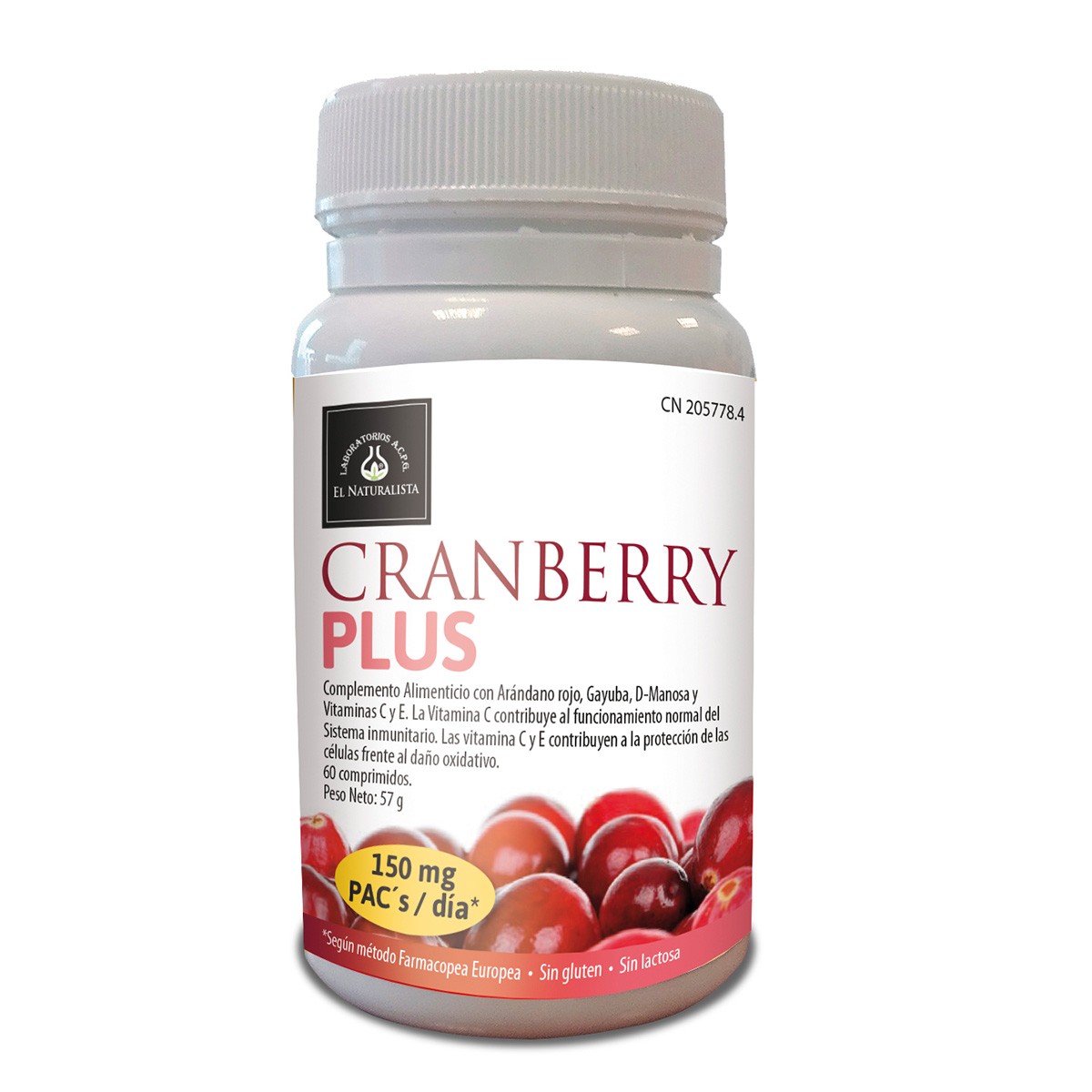 Imagen de El Naturalista Cranberry plus 60 comprimidos