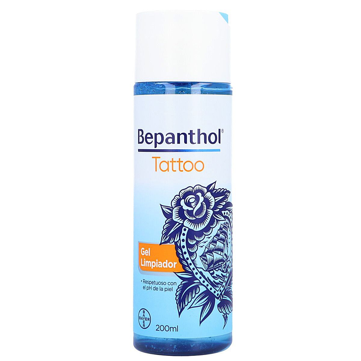 Imagen de Bepanthol Tattoo gel limpiador 200ml