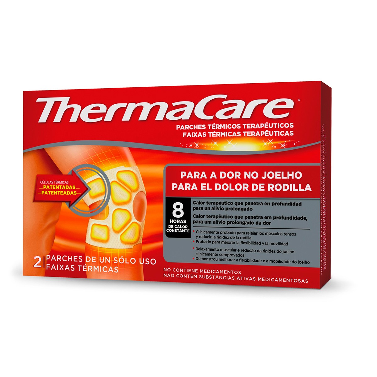 Imagen de Thermacare Rodilla Parches 2u