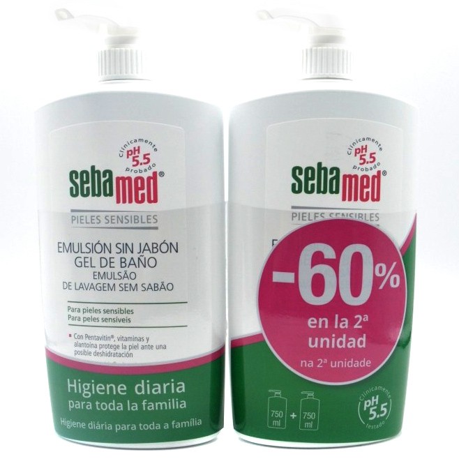 Imagen de Sebamed Pack Duo emulsion.