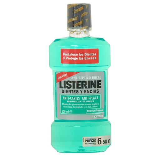 Imagen de Listerine dientes y encías menta 500ml