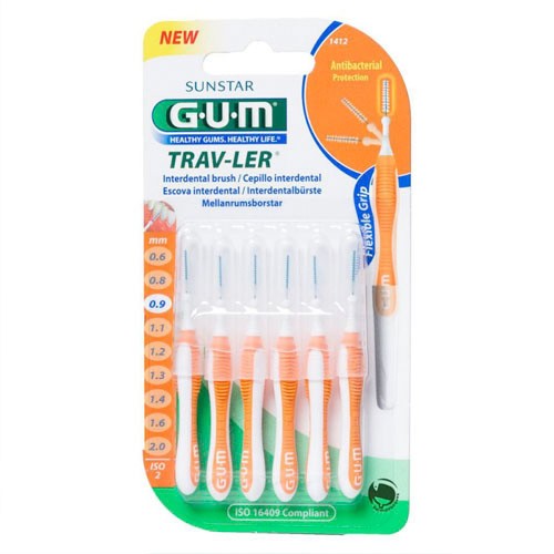 Imagen de GUM CEPILLO INTERDENTAL TRAVLER 1412 0,9