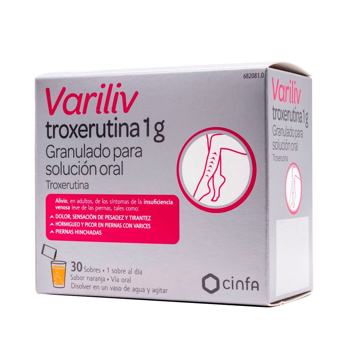 Imagen de Variliv troxerutina 1000 mg 30 sobres