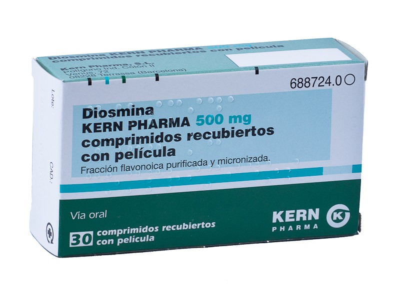 Imagen de Diosmina Kern Pharma 500 mg comprimidos recubiertos con película
