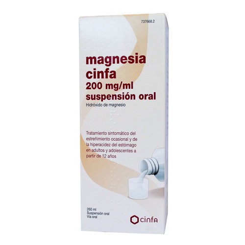 Imagen de Magnesia cinfa suspensión 260ml